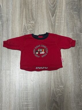 CCM Red Kids Sweatshirt with Truck Patch